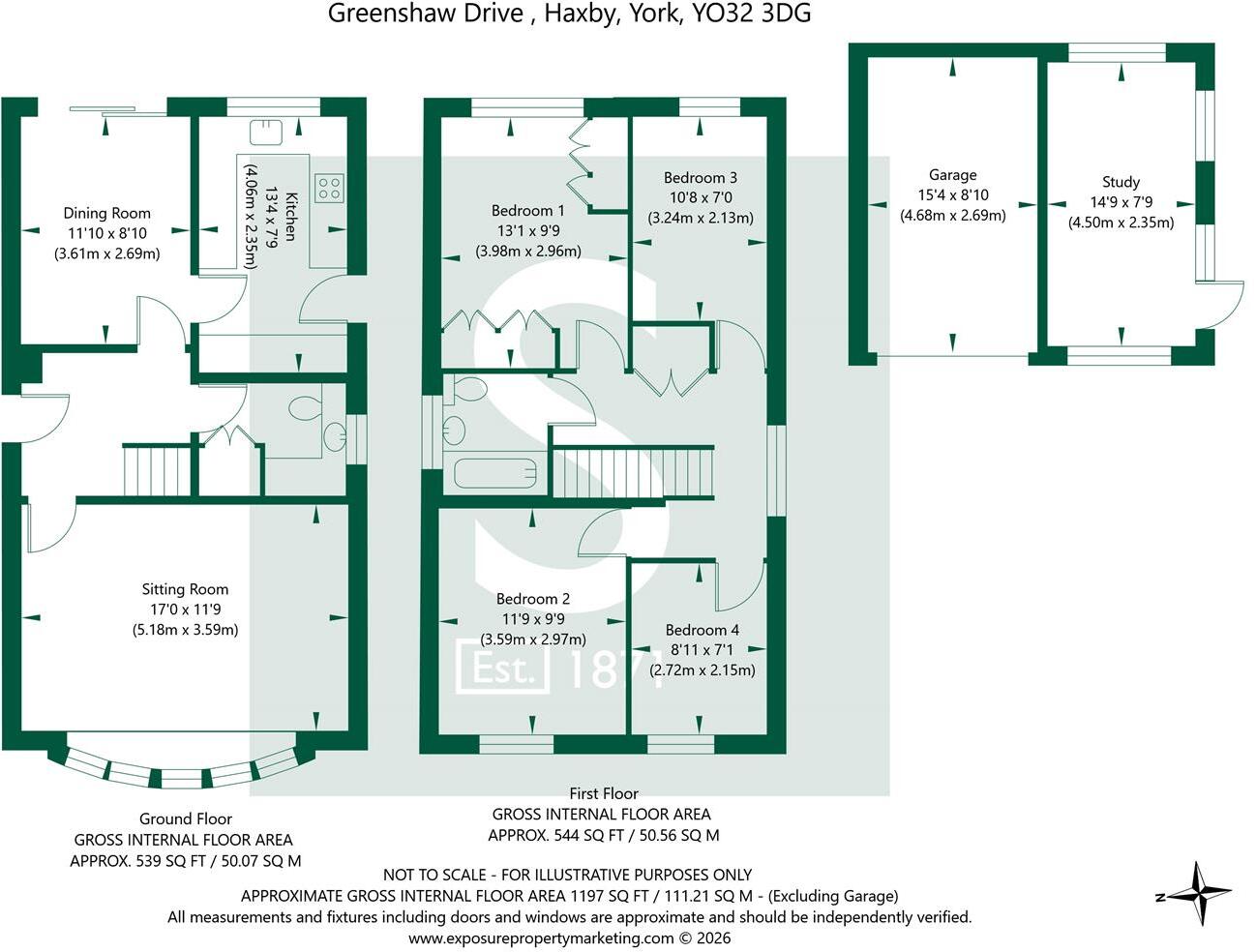 Greenshaw Drive, Haxby, York floorplan