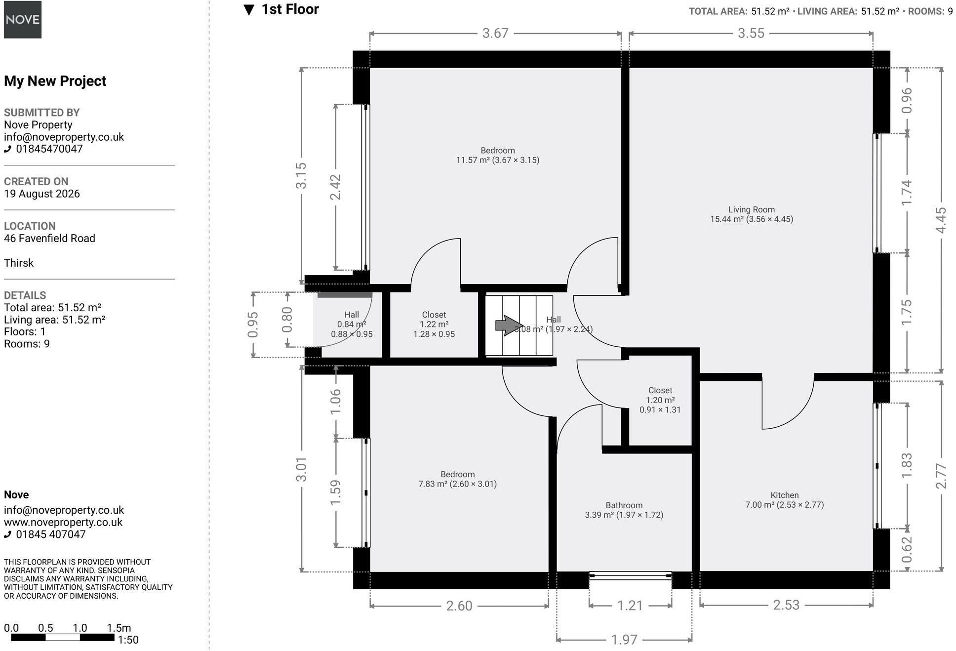 Favenfield Road, Thirsk, YO7 floorplan