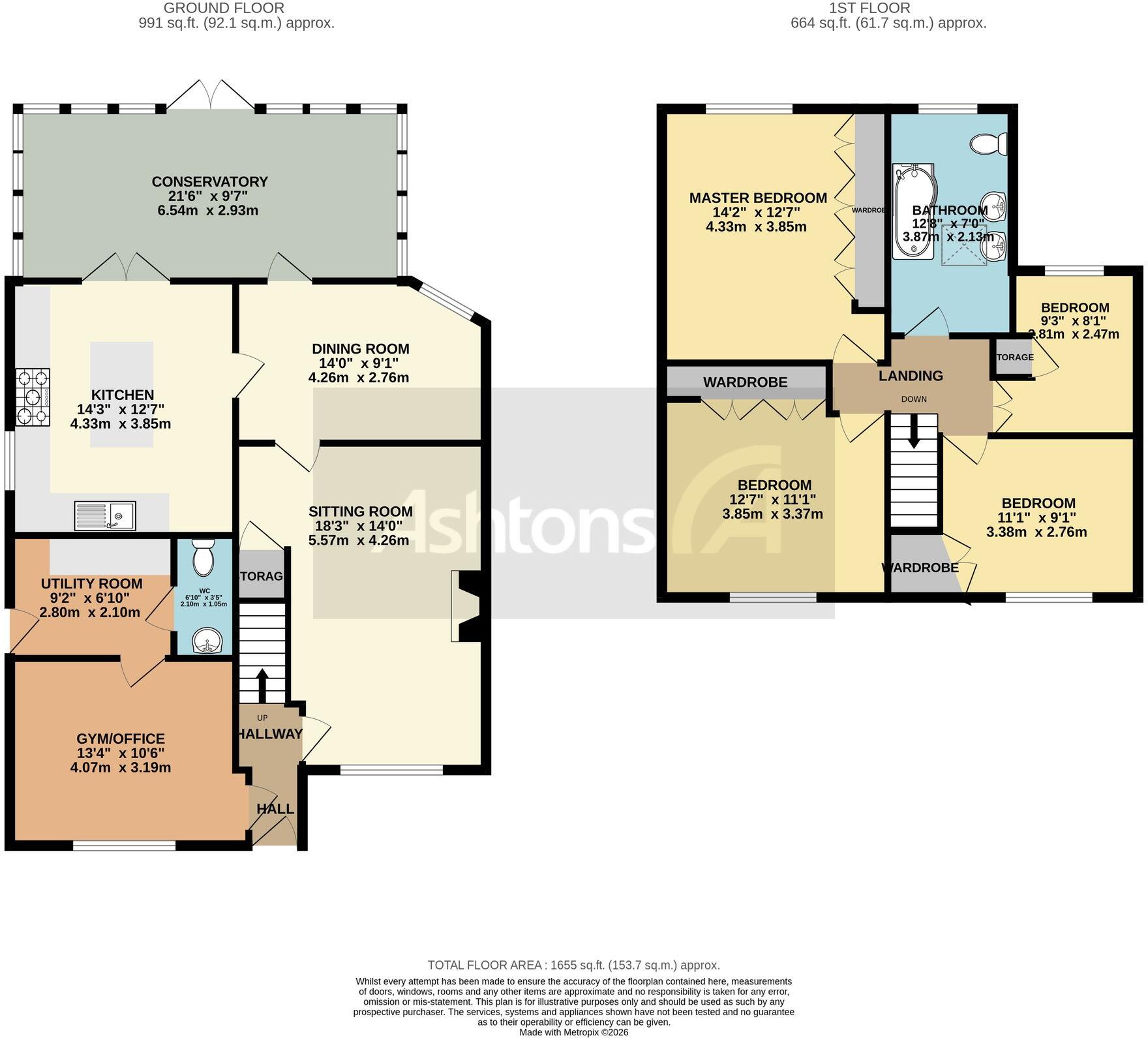 Hayfield Road, Woolston, WA1 floorplan