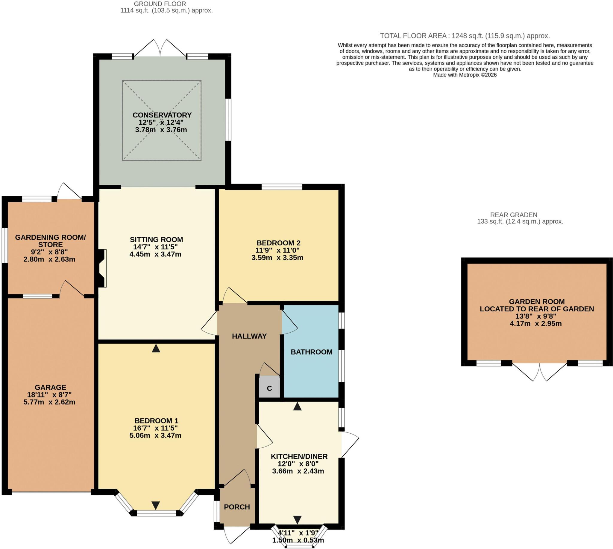 Beresford Road, Sutton/Cheam floorplan