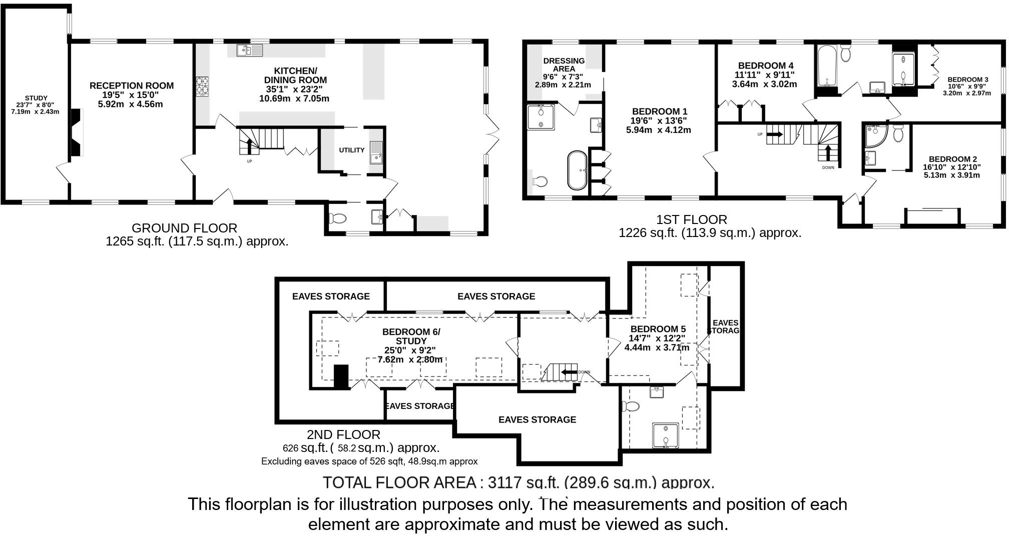 St. Bernards Road, St. Albans, Hertfordshire, AL3 floorplan