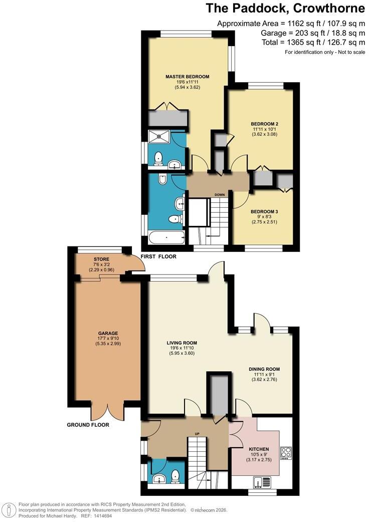 The Paddock, Crowthorne, Berkshire, RG45 6HS floorplan