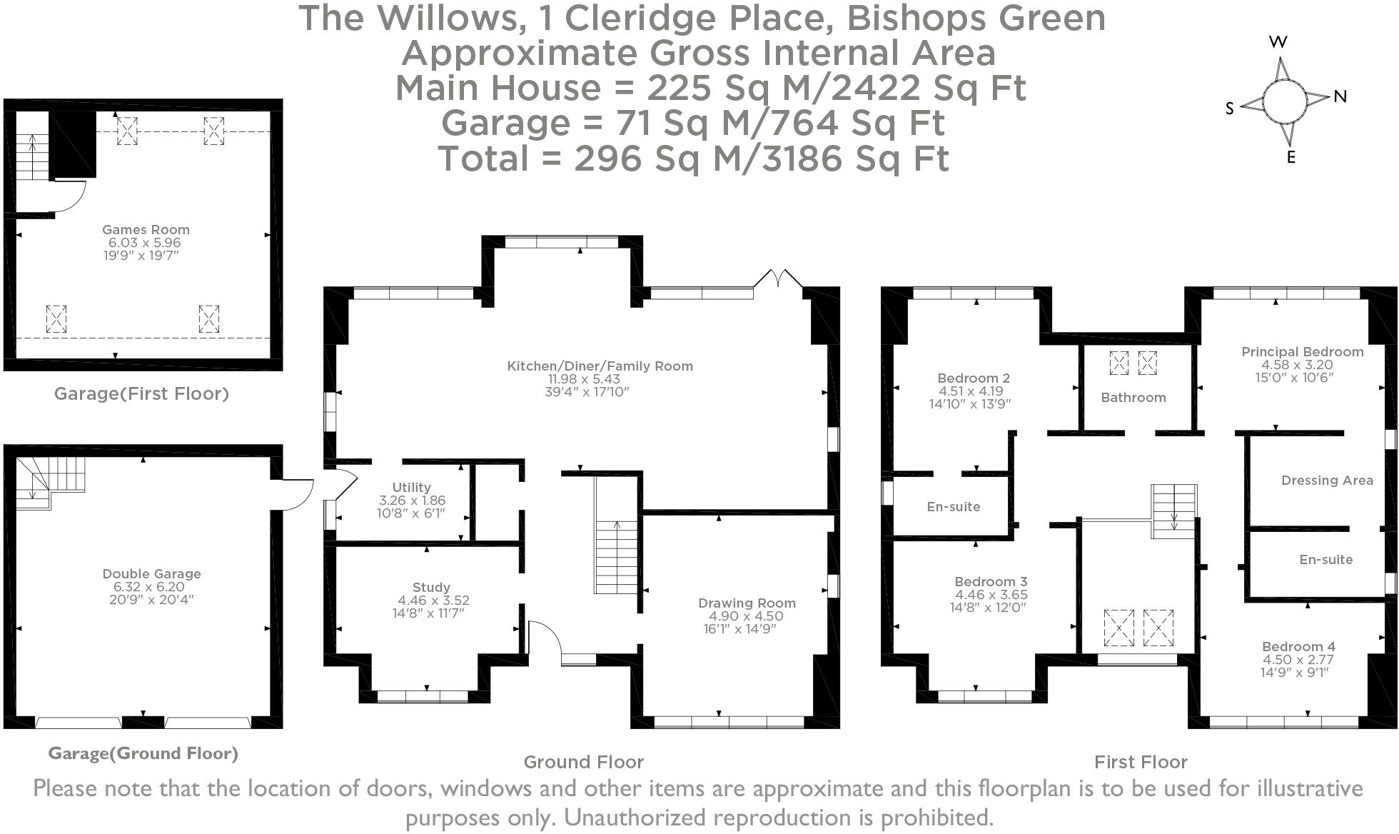 Cleridge Place, Bishops Green, Berkshire, RG20 floorplan