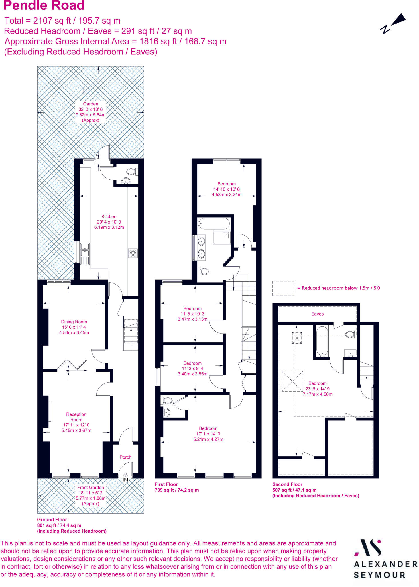 Pendle Road, Furzedown, SW16 floorplan