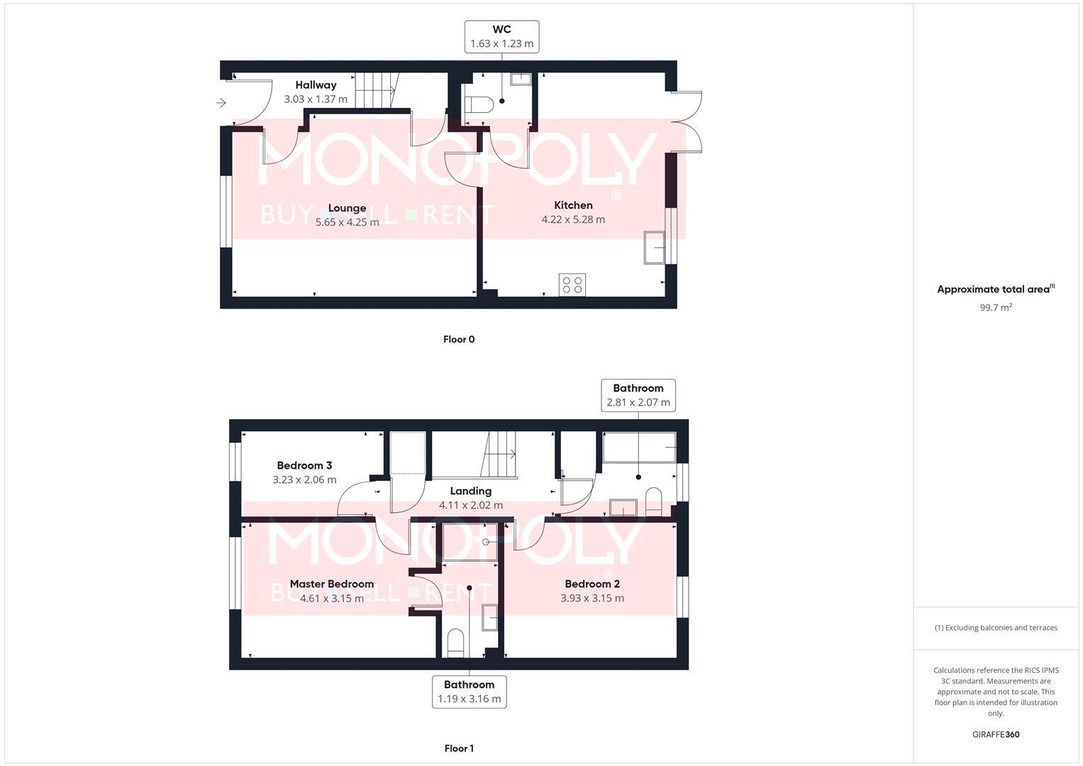 Ffordd Brenig, St. Asaph floorplan