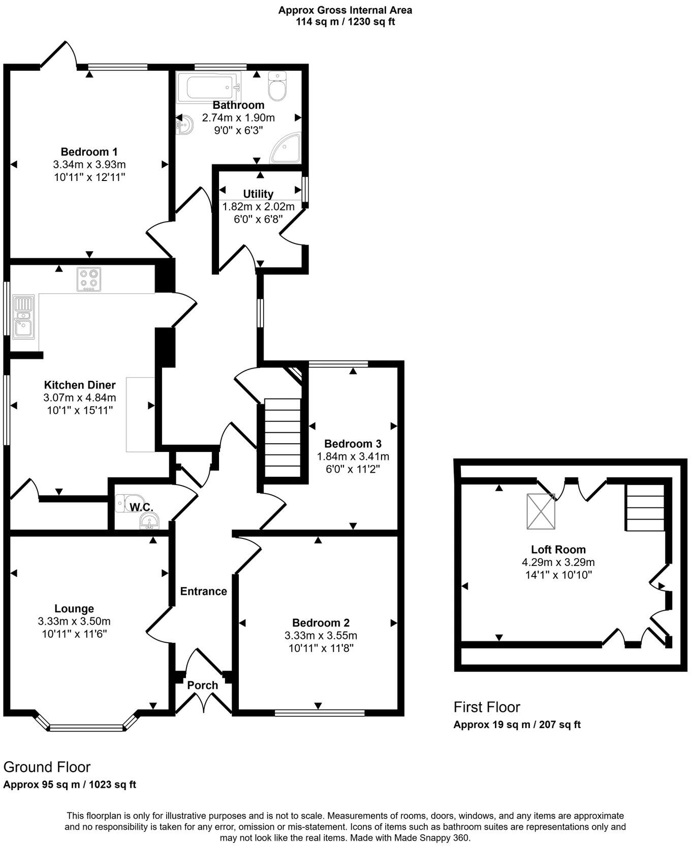 Moelwyn Avenue West, Kinmel Bay, LL18 5DR floorplan