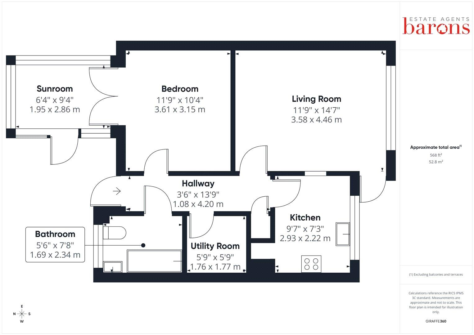 Elizabeth Road, Basingstoke, Hampshire, RG22 floorplan