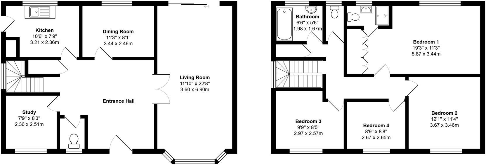Jennys Walk, Yateley floorplan