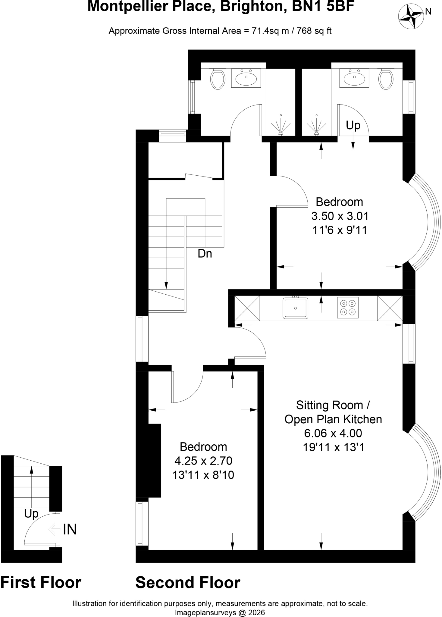Montpelier Place, Brighton floorplan