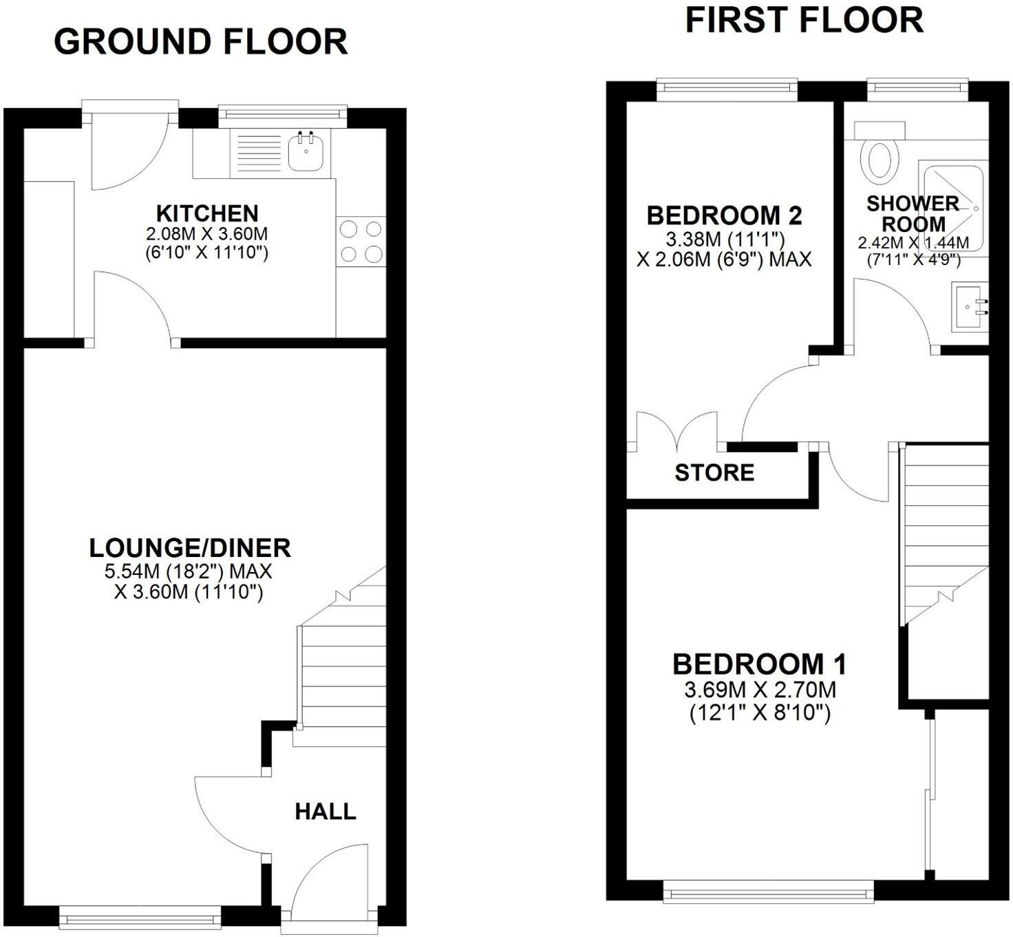 The Chase, Brackla, CF31 floorplan