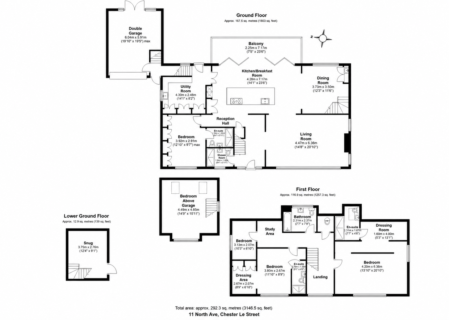 North Road, Chester Le Street, County Durham floorplan