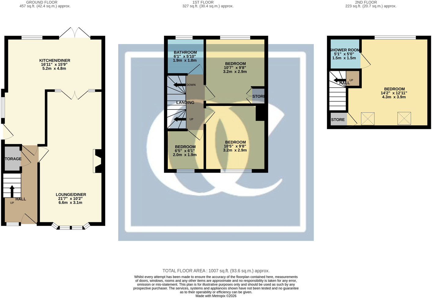 Cheam Close, CV6 7EA floorplan