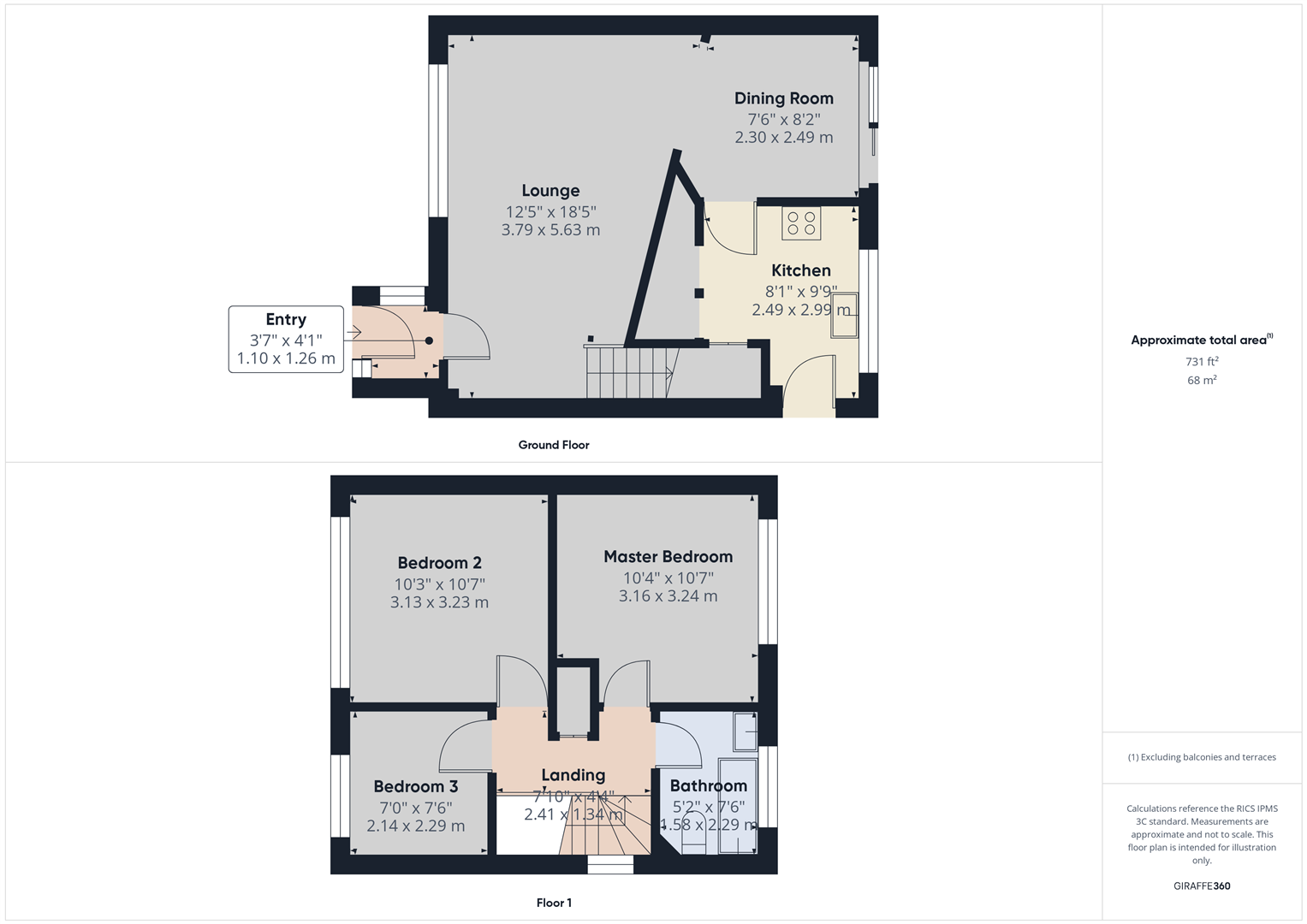 Coronation Road, East Grinstead, West Sussex floorplan
