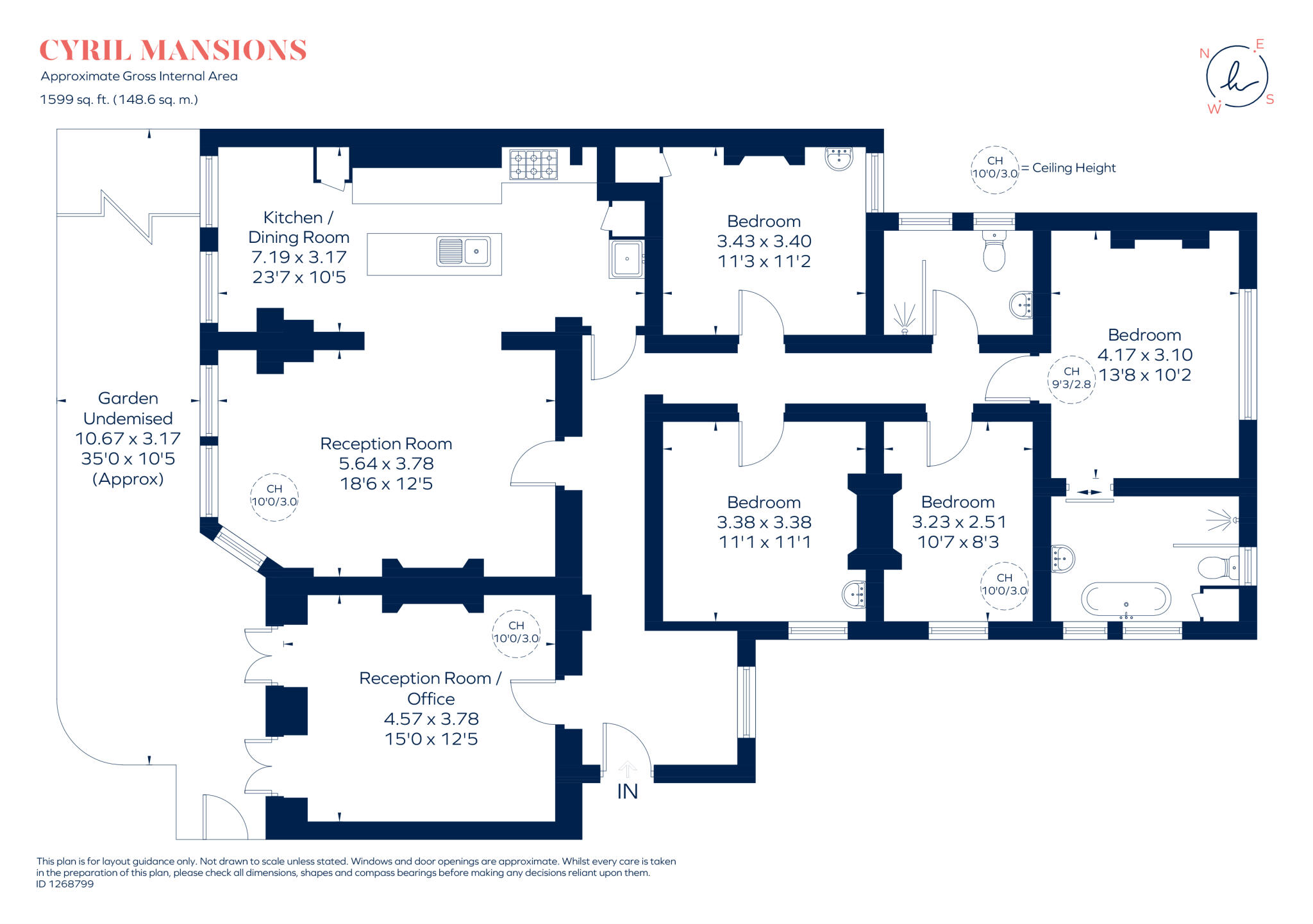 Prince Of Wales Drive, London, SW11 floorplan