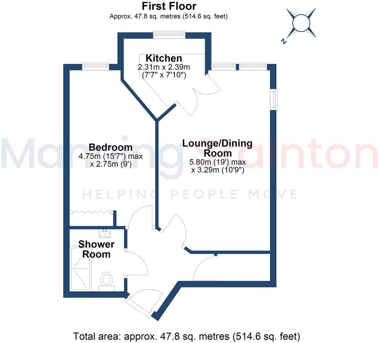 Rosewood Court, Park Avenue, Leeds floorplan