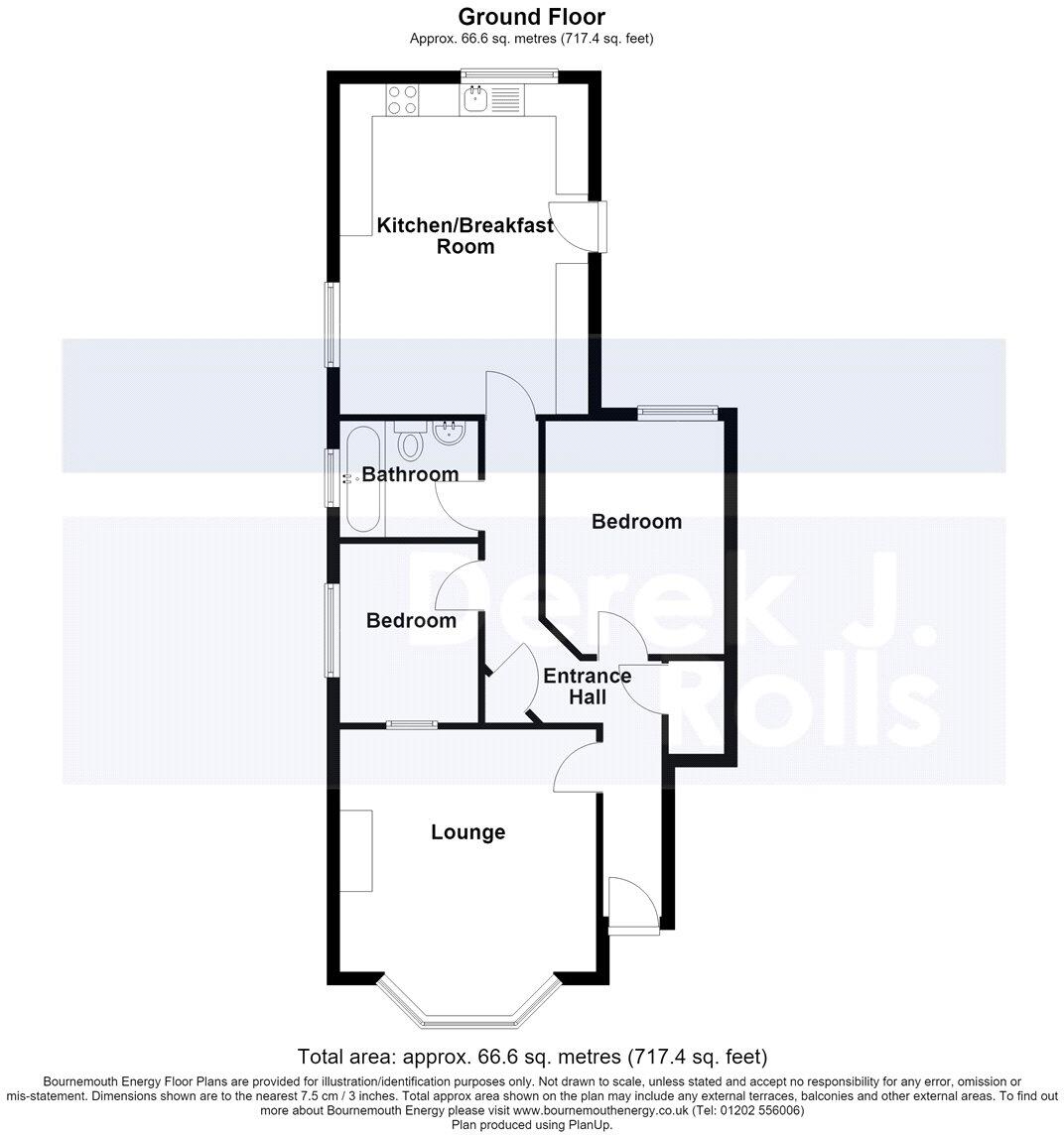 Rutland Road, Bournemouth, Dorset, BH9 floorplan