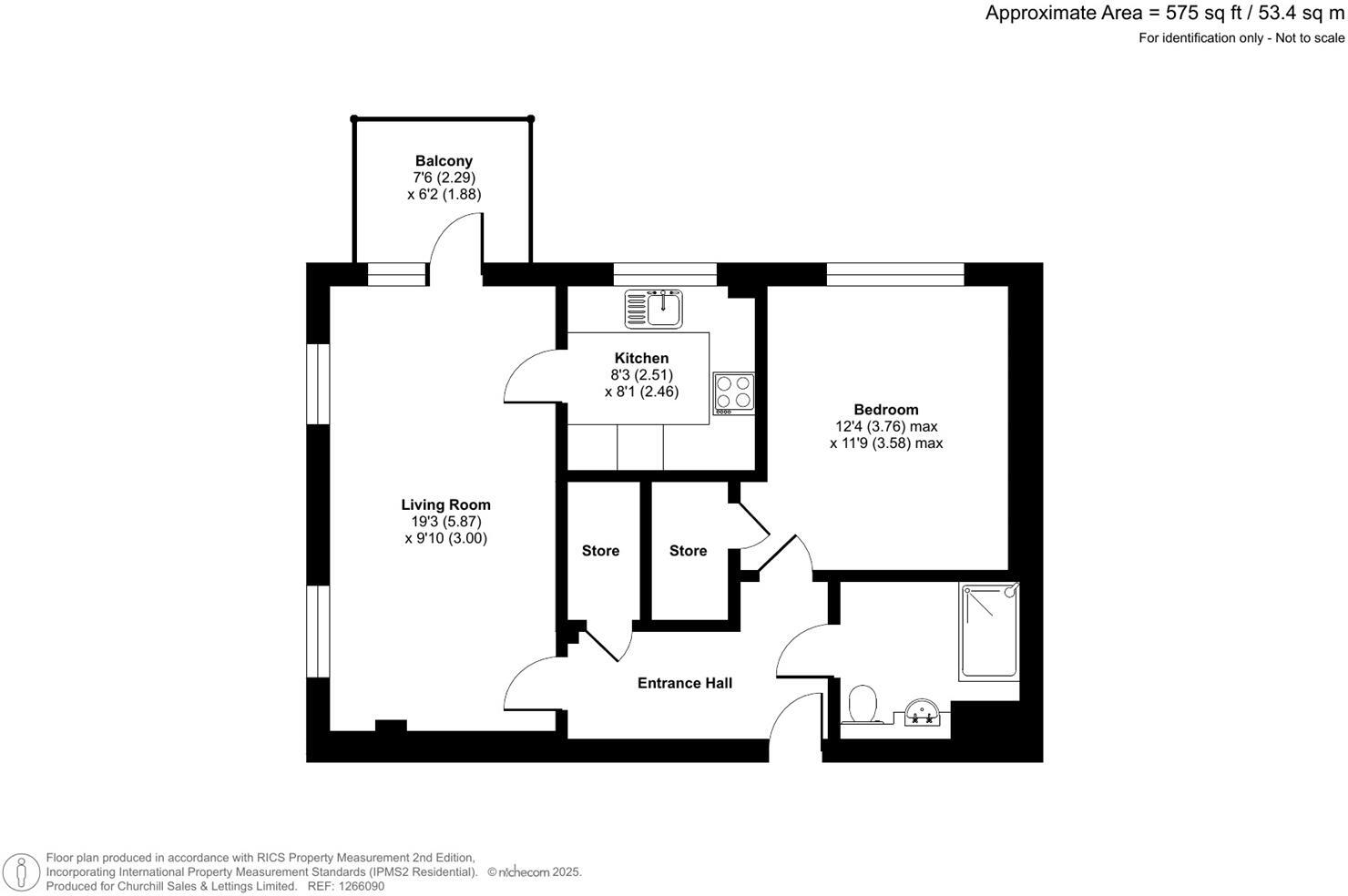 Burlington Lodge, Swanley floorplan