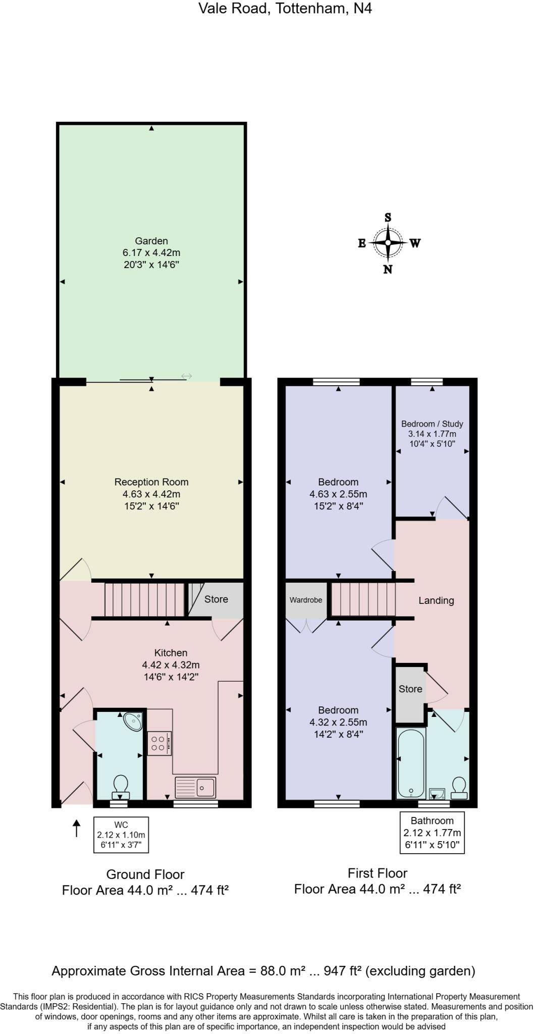 Vale Road, London, N4 floorplan