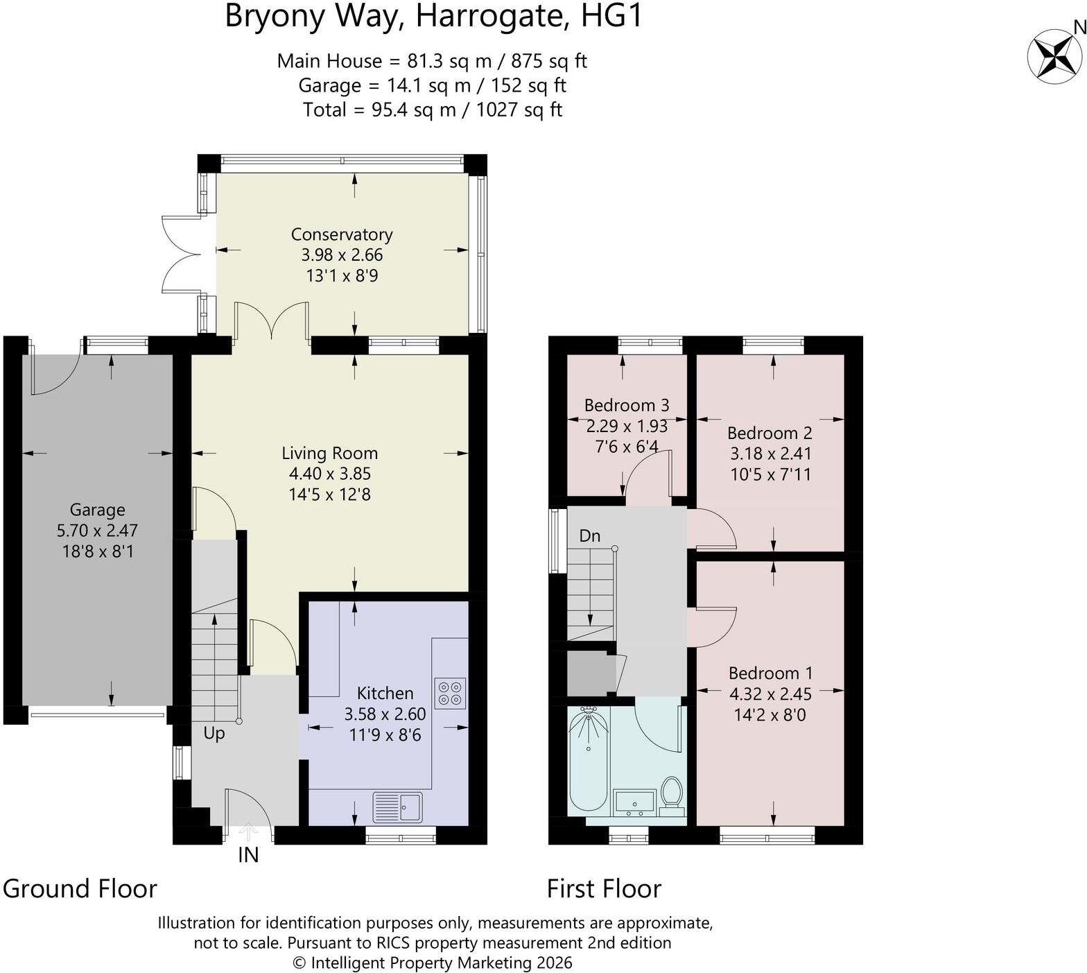Bryony Way, Harrogate, HG3 floorplan