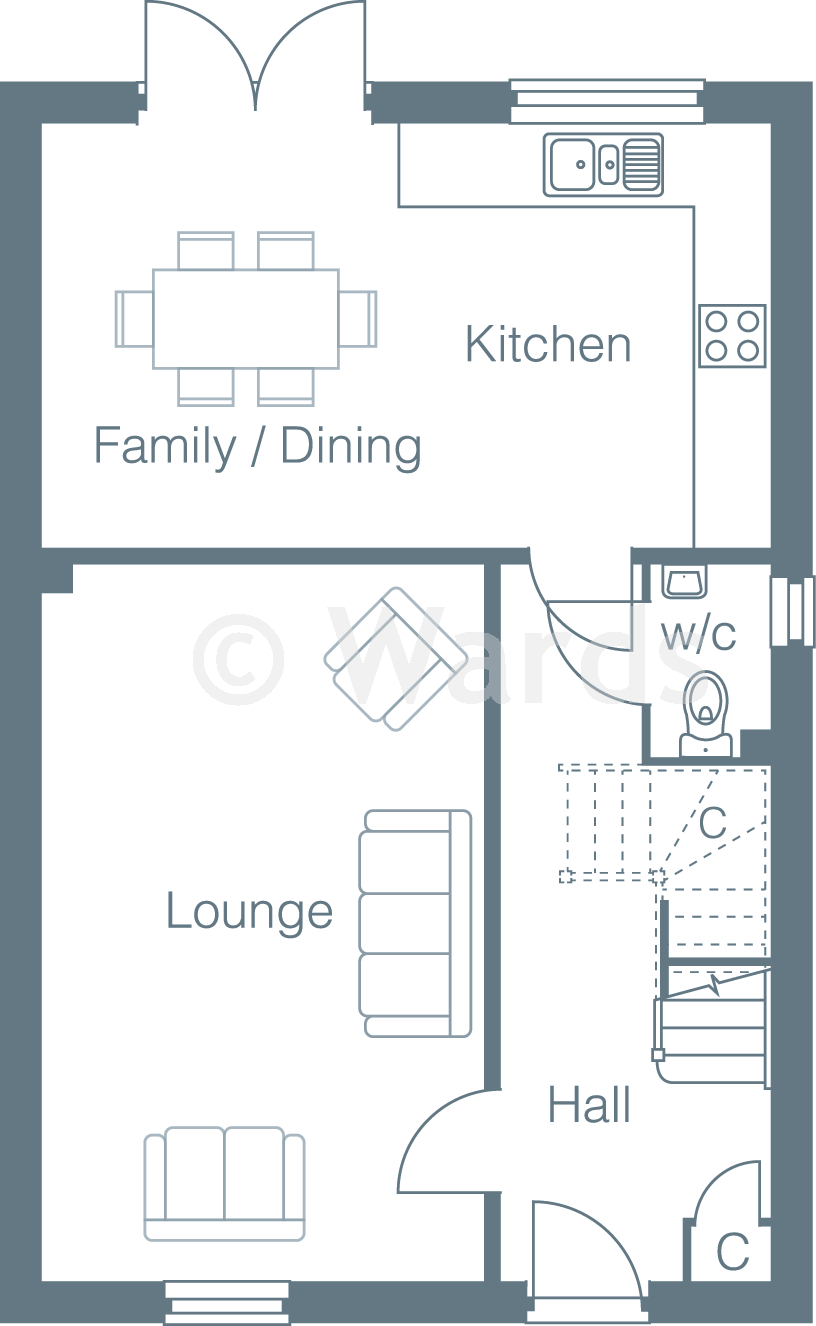 Richmond Park, Whitfield, Kent floorplan