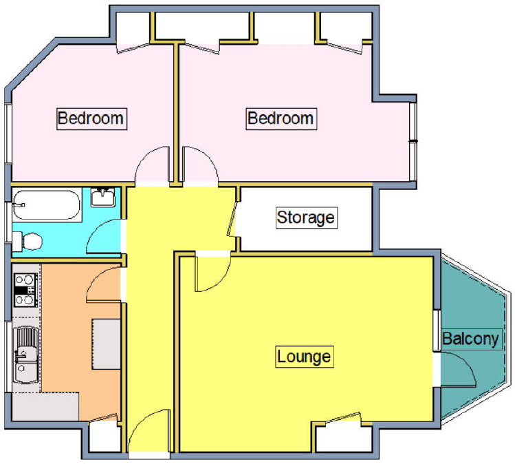 Hamilton Gardens, Felixstowe floorplan