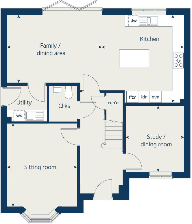 Off Osier Way,
Buckingham,
MK18 1TG floorplan