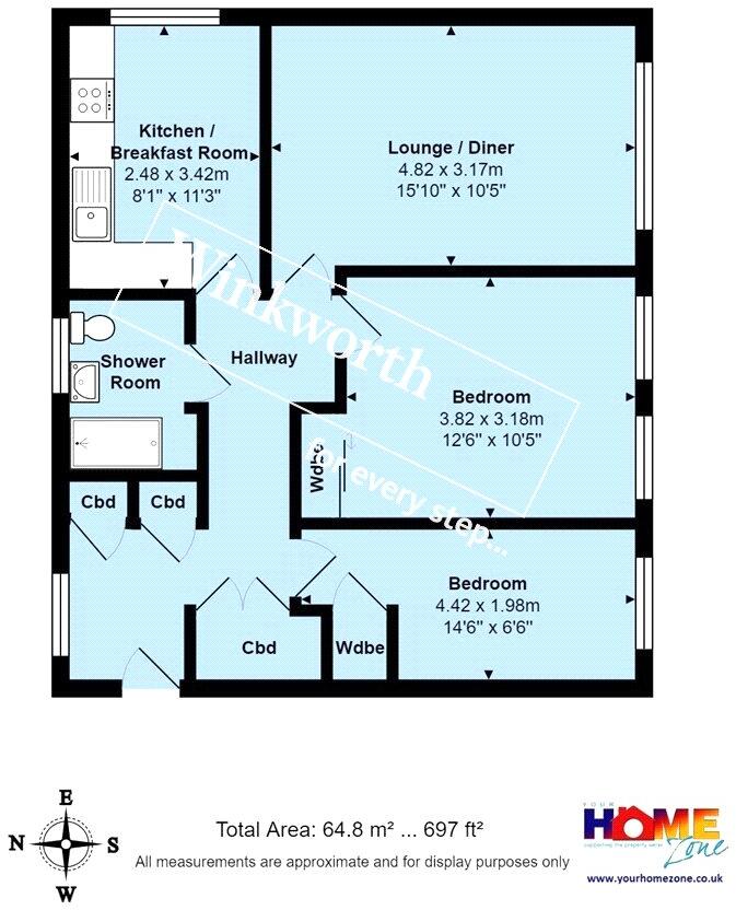 Waterford Place, Highcliffe, Christchurch, BH23 floorplan