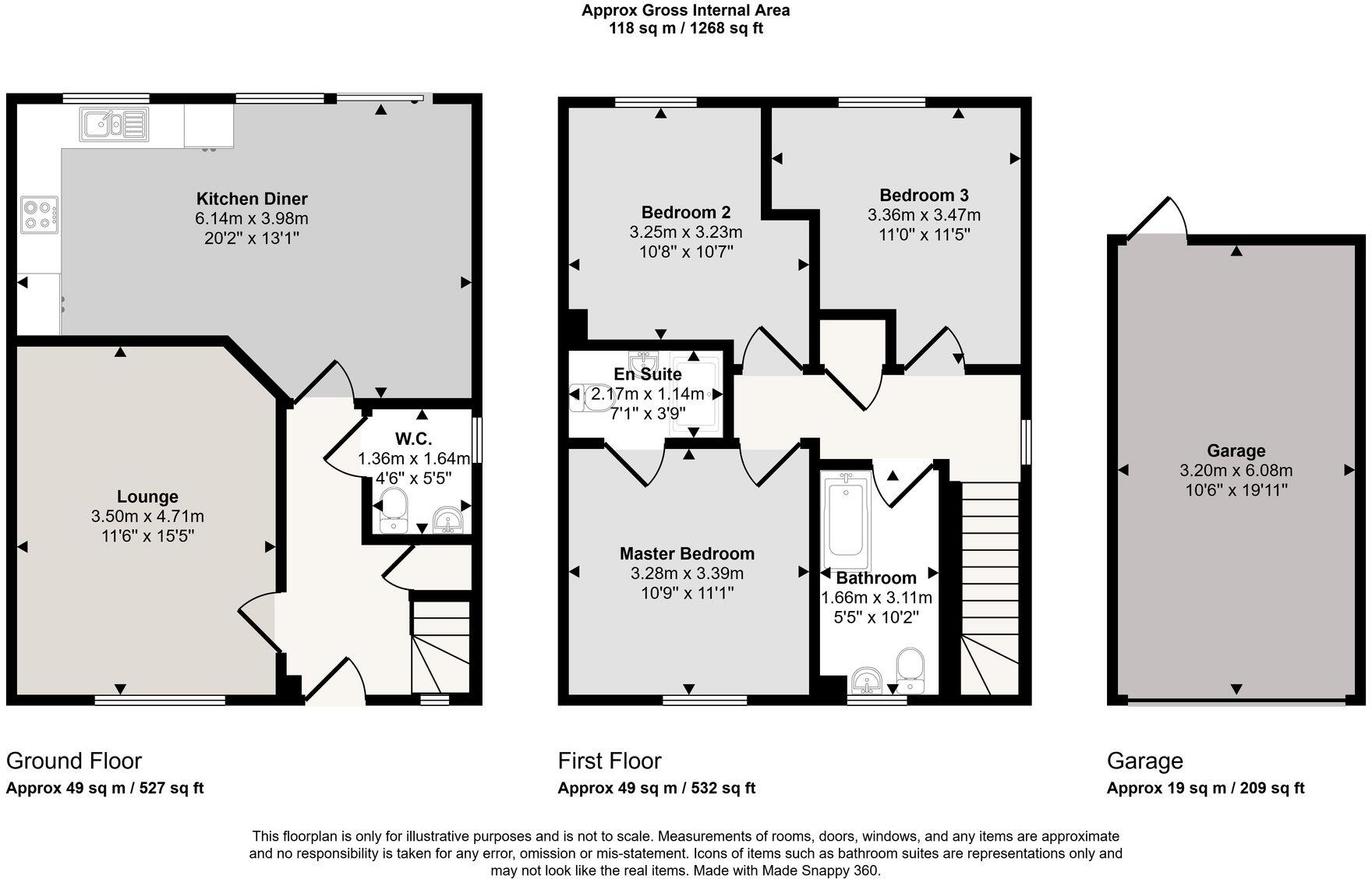Poplar Gardens, Eastrea, PE7 floorplan