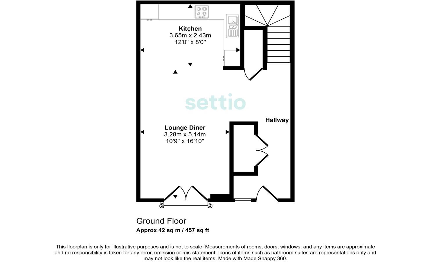 Millbank Street, M1 floorplan