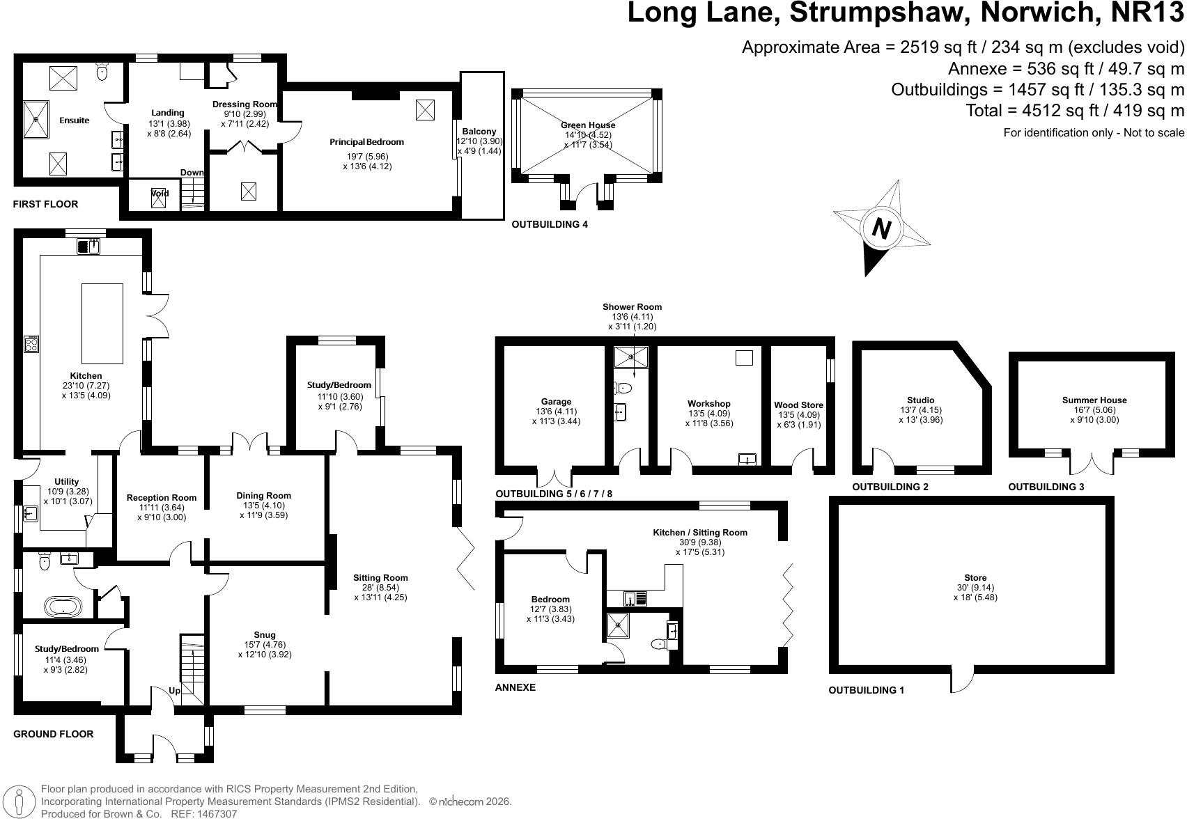 Long Lane, Strumpshaw, NR13 floorplan