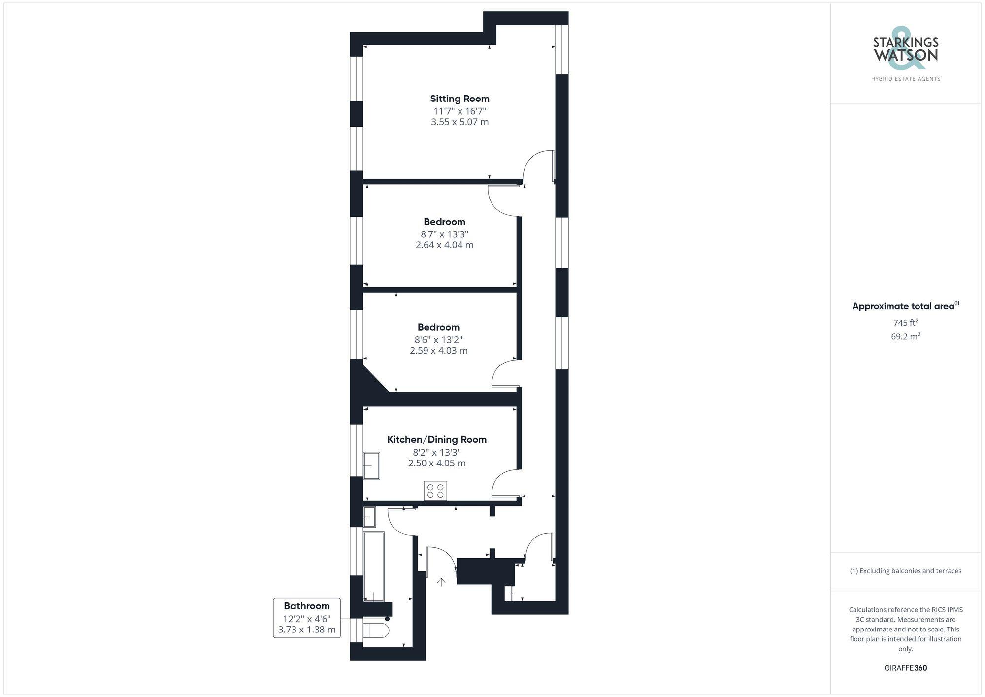 Hillcrest Court, Ipswich Road, Pulham Market, Diss floorplan