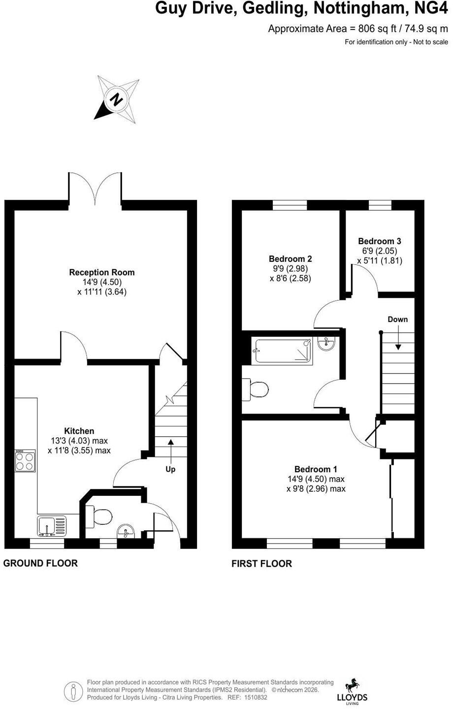 Taylor Way, NG4 floorplan