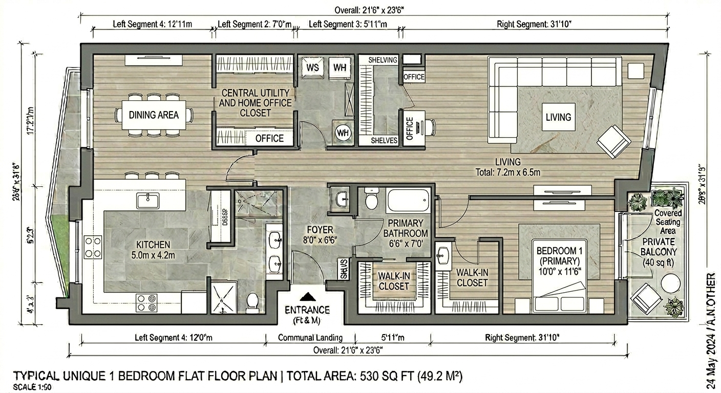 Newburgh Road, London, W3 floorplan