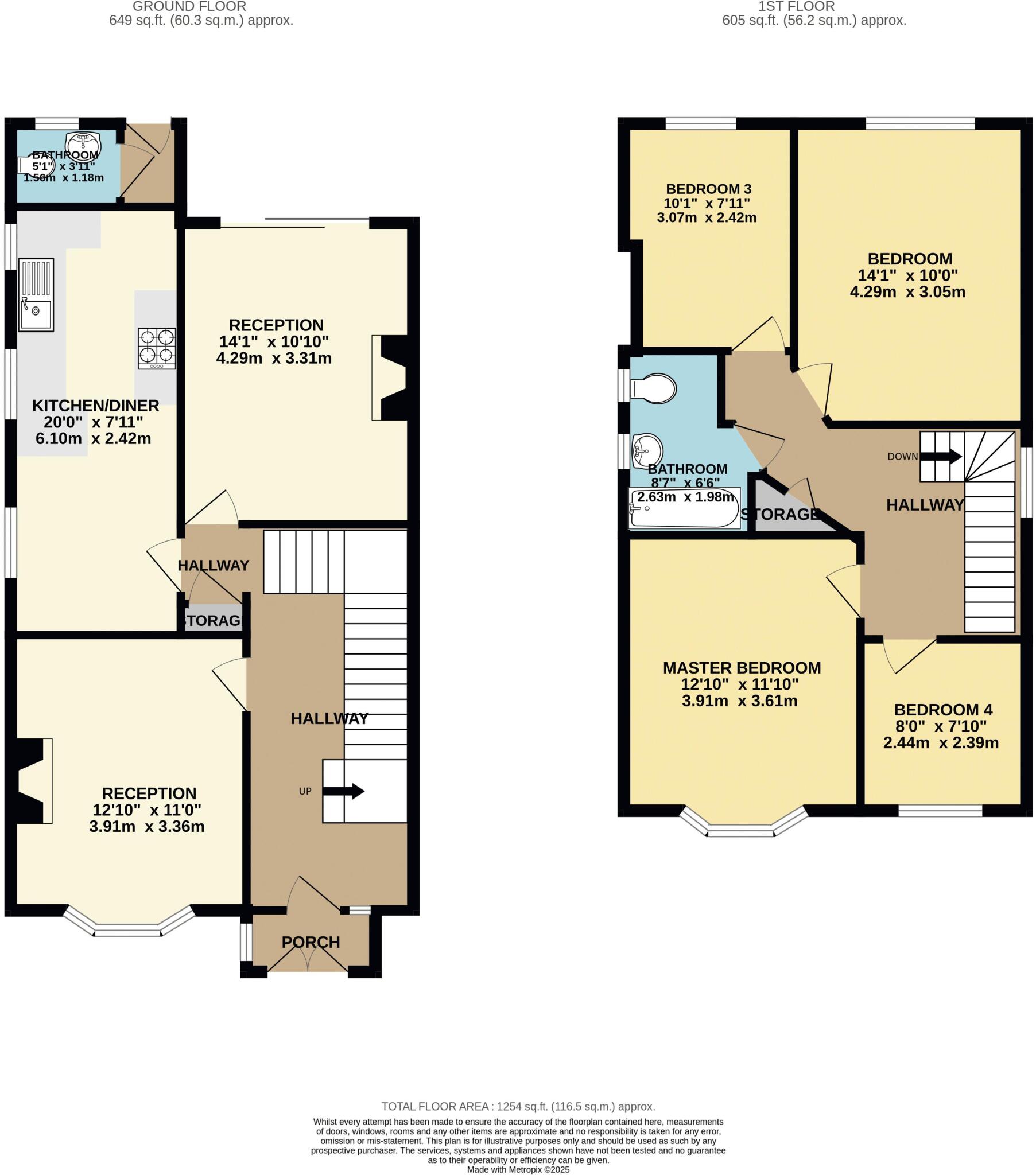 Arnewood Road, Southbourne floorplan