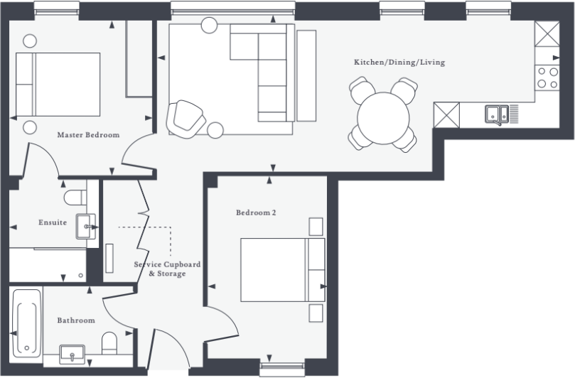 Moors Nook, Horsell Moor, Horsell, Woking, Surrey, GU21 floorplan