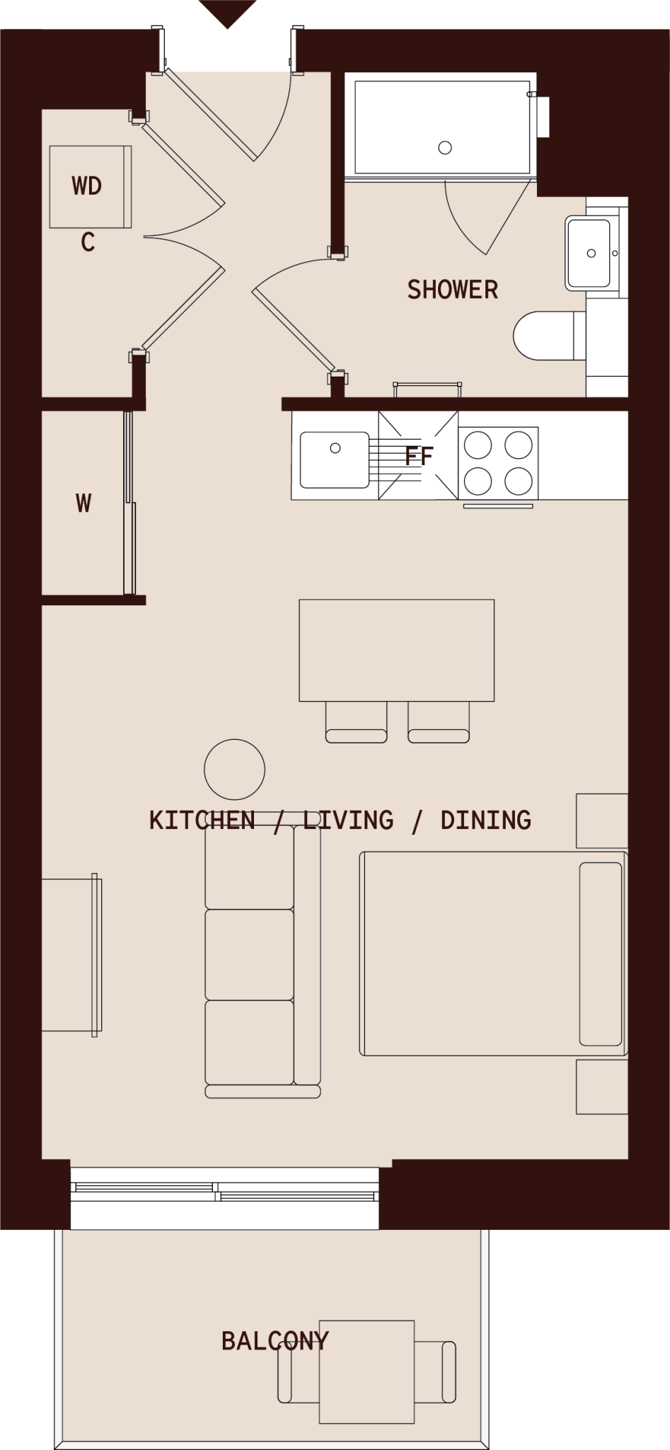 Dovecote House, Beaufort Square, Colindale, NW9 4GG floorplan