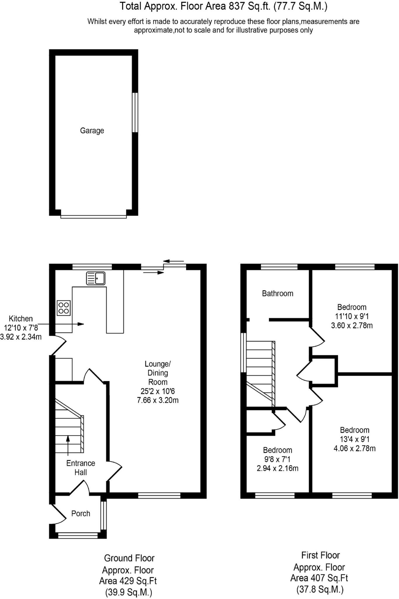 Woodrow Drive, Newburgh, WN8 floorplan