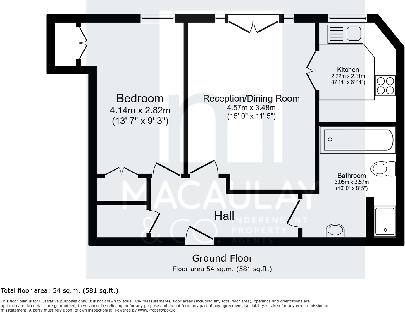 Apartment 16, Aire Valley Court, Bingley, BD16 1HR floorplan