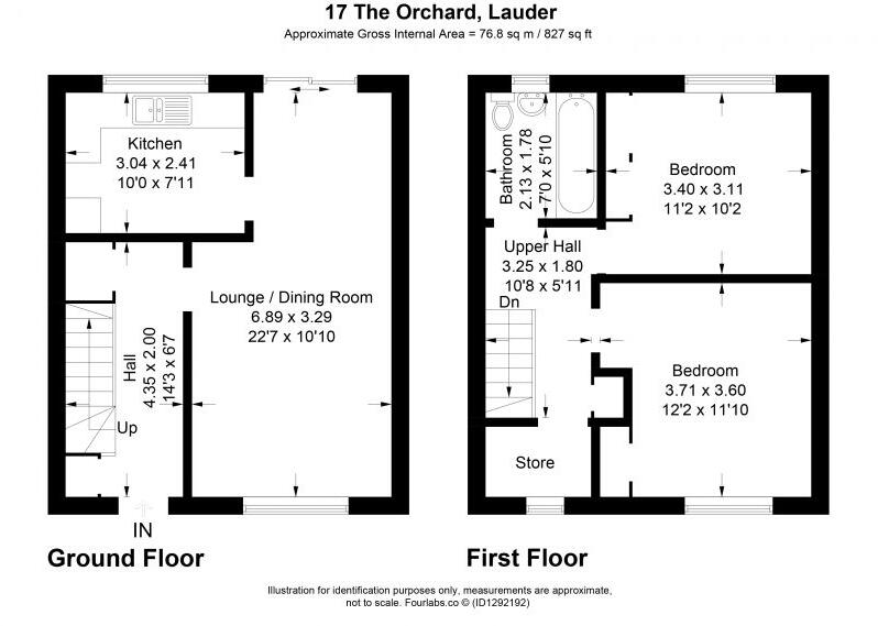 17 The Orchard, Lauder, TD2 6QE floorplan