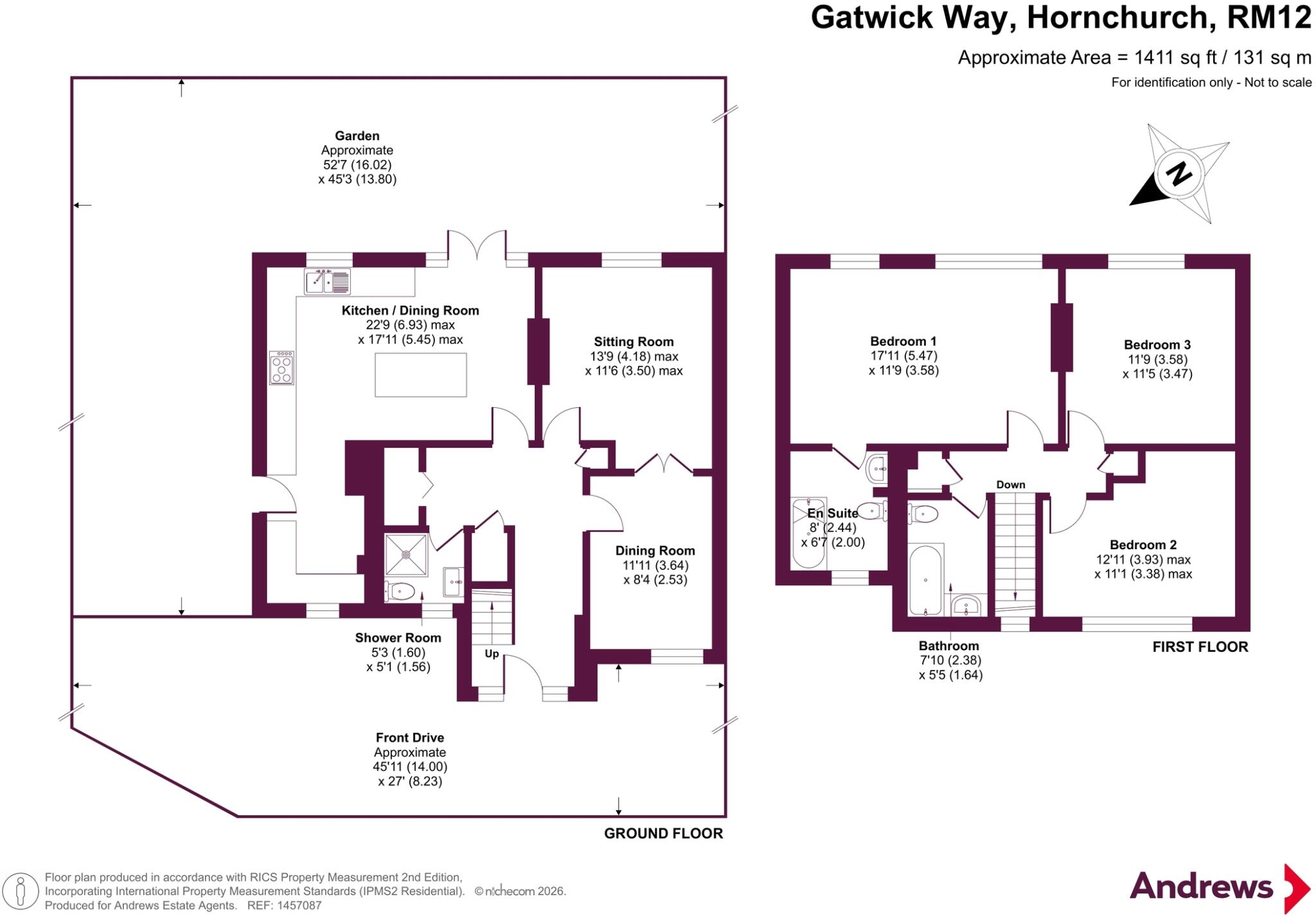 Gatwick Way, Hornchurch, RM12 floorplan