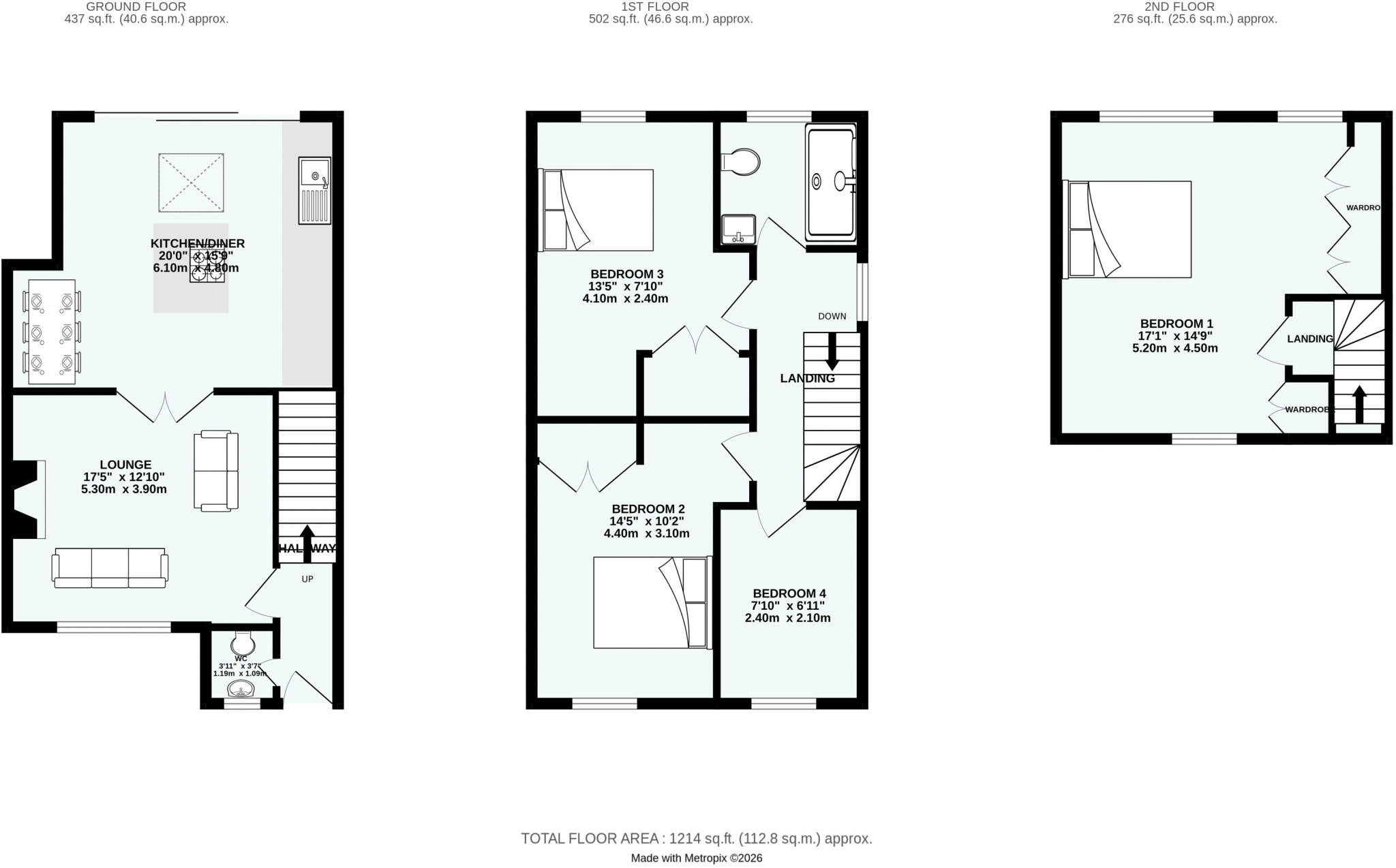 Honcray, Plymouth, Devon floorplan