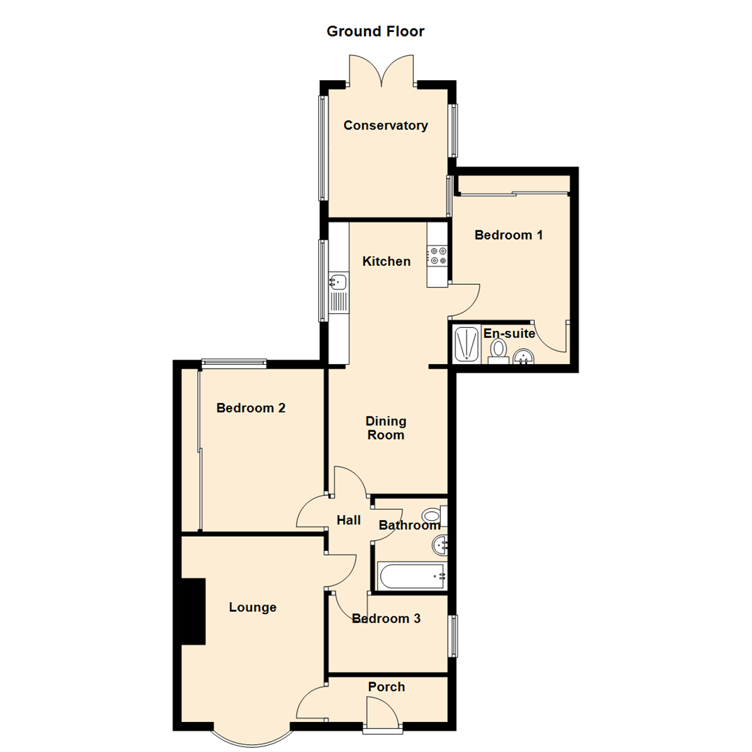 Rayleigh Drive, Wideopen, Newcastle Upon Tyne floorplan