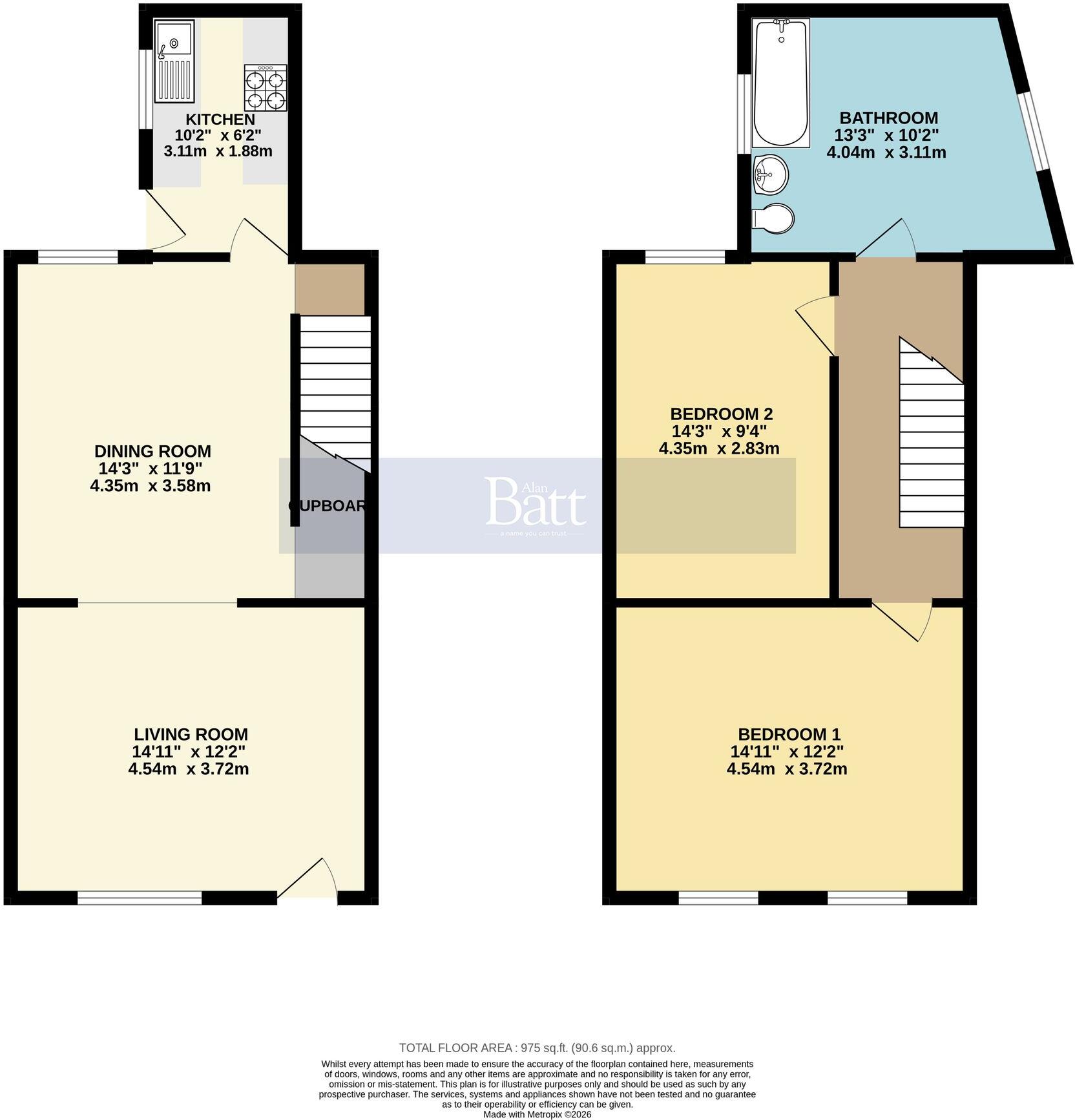 Darlington Street East, Wigan, WN1 floorplan