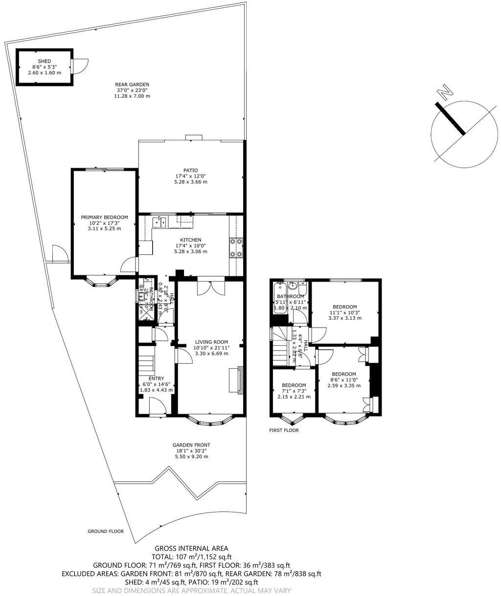 Dorset Close, Hayes, UB4 floorplan