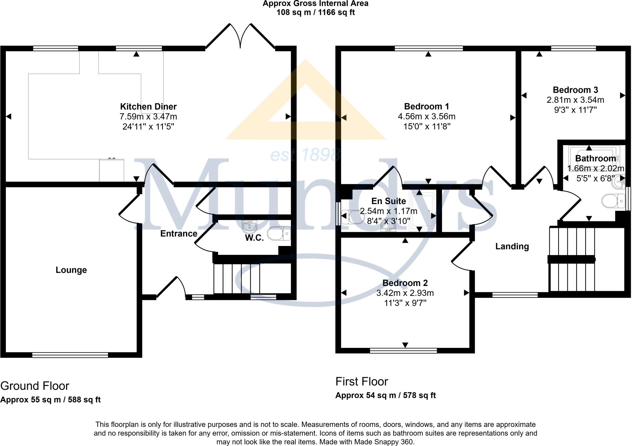 Lime Grove, Bardney floorplan