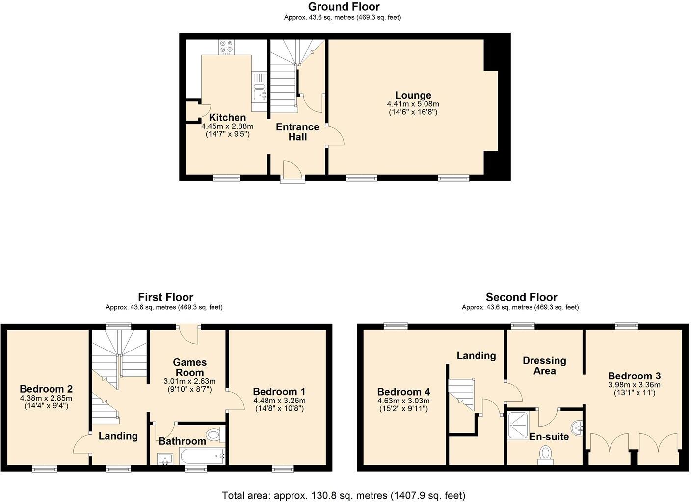 Llwyn Cottage, Bala Road, Dolgellau floorplan