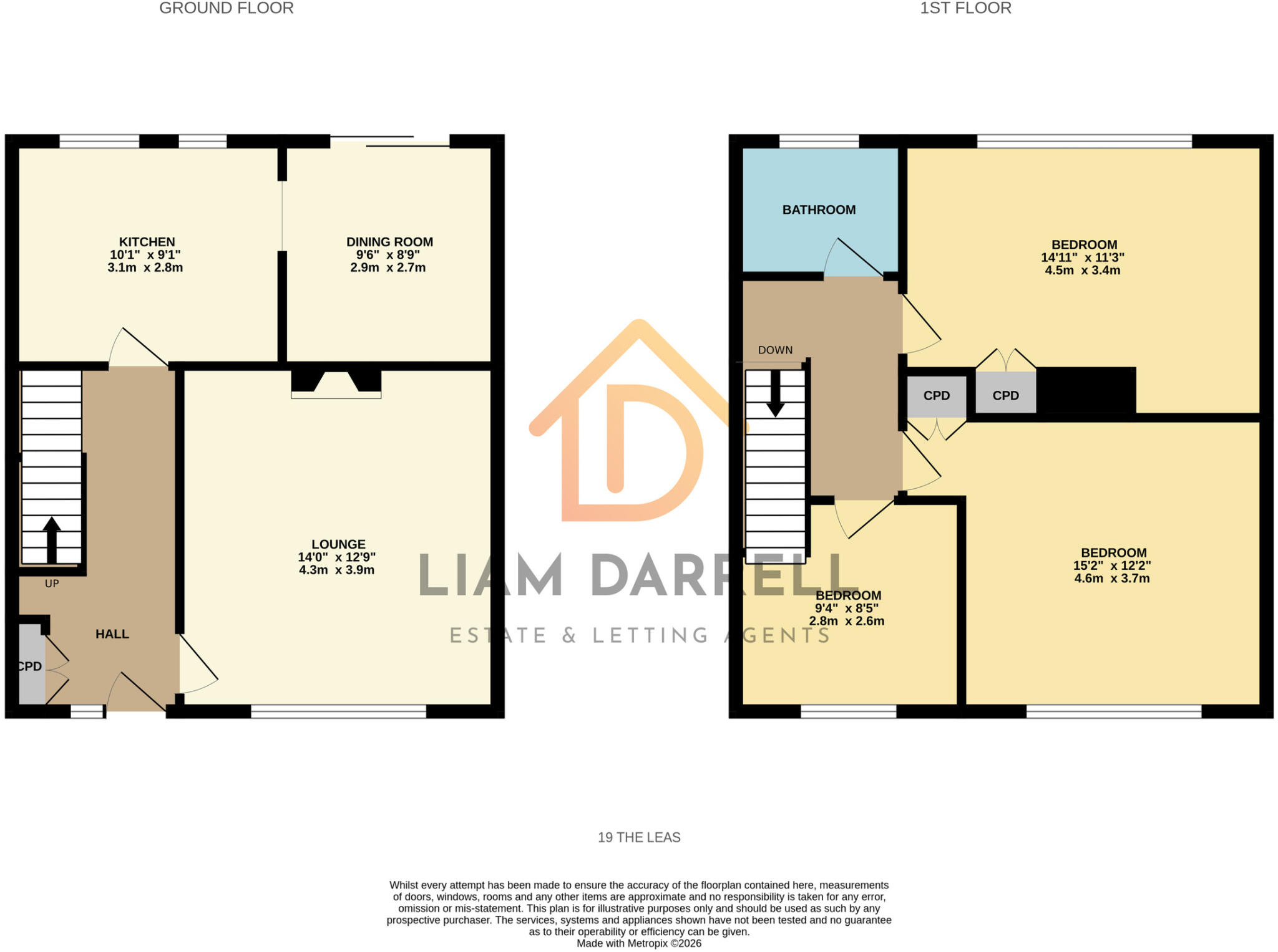 The Leas, Eastfield, Scarborough, North Yorkshire floorplan