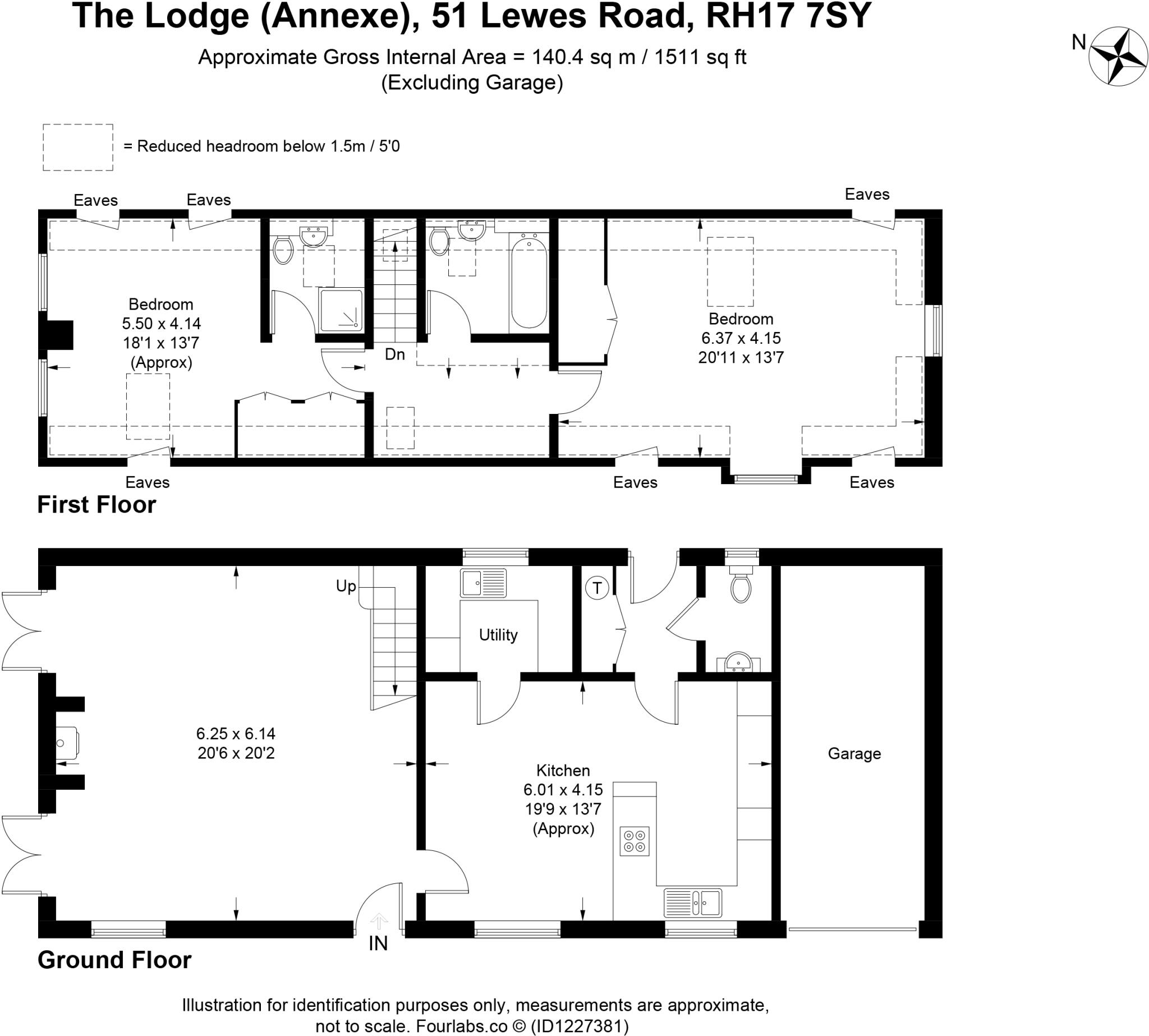 51, Lewes Road, Haywards Heath, RH17 floorplan
