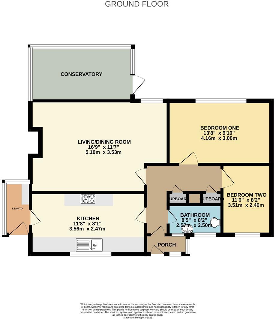 Anderida Road, Eastbourne, BN22 0QE floorplan