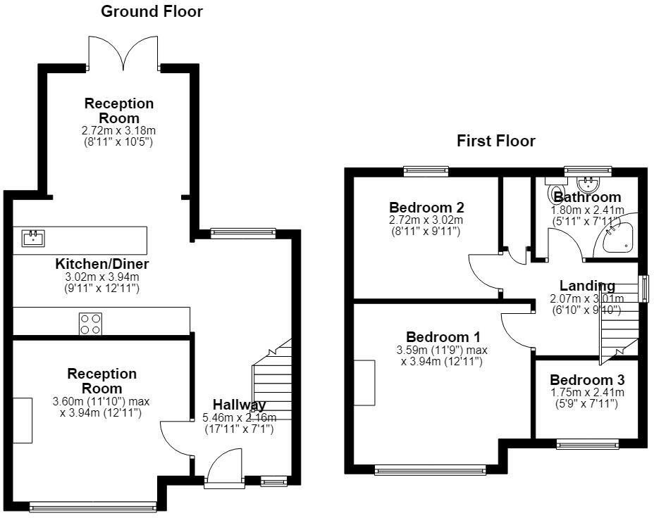 Brook Avenue, Morecambe floorplan